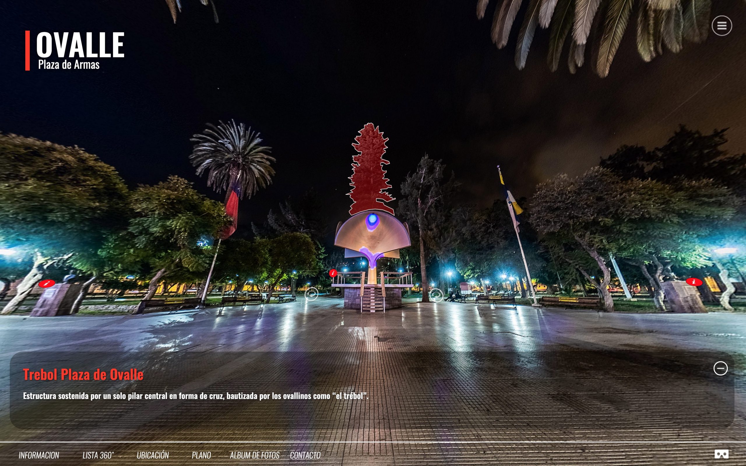 Tour Virtual 360˚ Plaza de Armas Ovalle